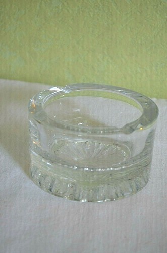 Cendrier rond cristal daum - cristal,
