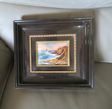 ancien émaux de limoges à décor marine signé P. Bonnet