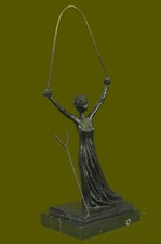 Rare Dali Alice au Pays des Merveilles Art Bronze Sculpture Statue Maison Décor