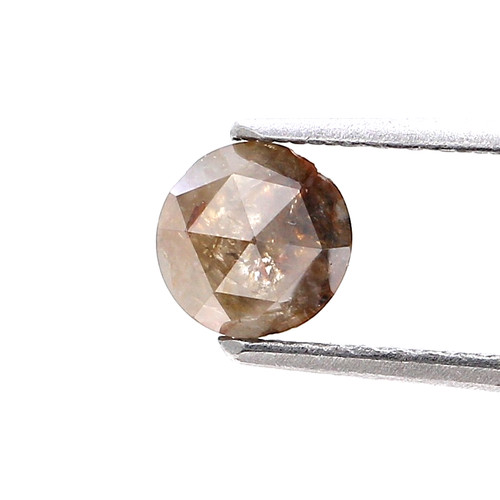 Diamant naturel rose - naturel, rond