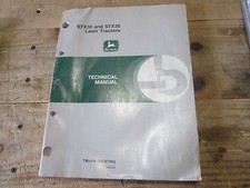 Used John Deere Technical Manual TM1418 Lawn Tractors STX30 & STX38