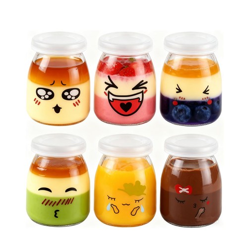 Pots yaourts avec couvercle - pots,