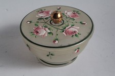 Bonbonnière verre émaillé
