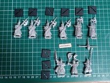 OOP Warhammer Elfes Noirs Gardes De Naggaroth + État Major Citadel Metal