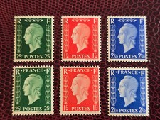 Timbre France 701A/701F** gomme un peu glaçée ref V 4/4