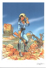 EX-LIBRIS HOMMAGE DE BLUEBERRY NUMEROTE ET SIGNE PAR FELIX MEYNET NEUF