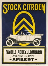CITROËN AUTO Rfsfp - POSTER