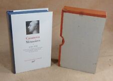 LA PLEIADE : CASANOVA - MEMOIRES 1 - 1985