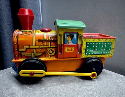 Ancien jouet train locomotive
