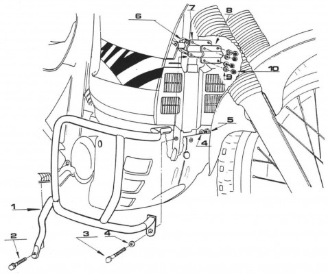 Protections moteur honda - moteur, xl