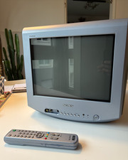 Téléviseur CRT rétro gaming Sony Trinitron KV-14LT1U 14"