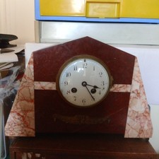 Horloge pendule marbre noir - horloge,
