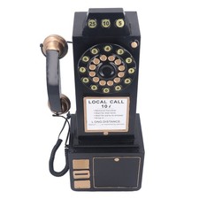Téléphone vintage mural - téléphone,