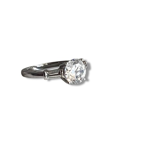 Sterling silver 925 cz - silver, cc