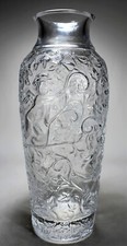 Vase anglais en verre ancien