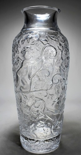 Vase anglais verre ancien - vase,