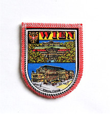Ecusson brodé blason Wien Vienne Autriche  7,5 x 6 cm