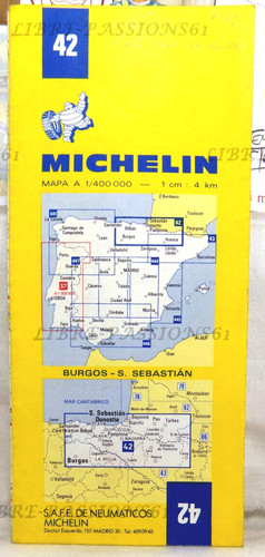 Carte routière michelin - carte,
