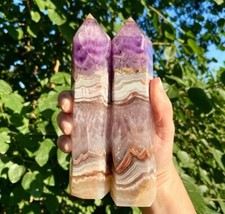 2X Tours De Cristal Agate