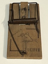 Tapette à souris ANTI SOURIS Vintage bois LUCIFER