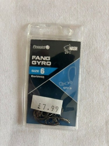 Nash fang gyro barbless - barbless, hooks