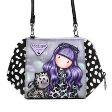 Sac à Bandoulière Gorjuss Smitten kitten Noir Blanc [26 x 15,5 x 9,5 cm]