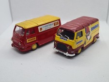 LOT 2 VEHICULES PUBLICITAIRES RENAULT ESTAFETTE NOREV MAGGI  ALTAYA BANANIA