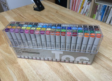 Copic Sketch Brush Marka 72 Color Design Marka A Set / Express / Véritable