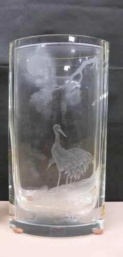 Vase fleur verre cristal - vase, en