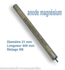 Anode magnésium pour chauffe