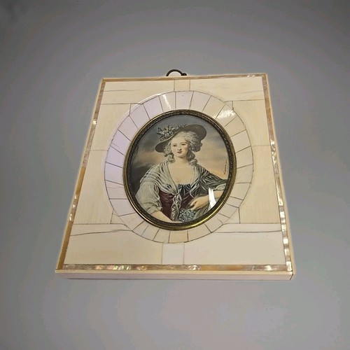 Antique 19c framed mme - antique,