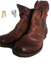 Airstep AS 98 bottines Biker de qualité Bordeaux  tout cuir 38