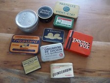 Lot 10 anciennes BOÎTES