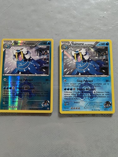 Cartes pokémon kaimorse la - cartes,
