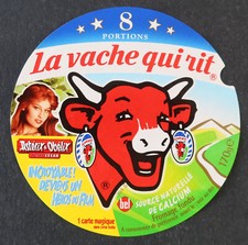 Etiquette fromage VACHE QUI RIT 8 portions ASTERIX 170g  364S Rabier VQR 90