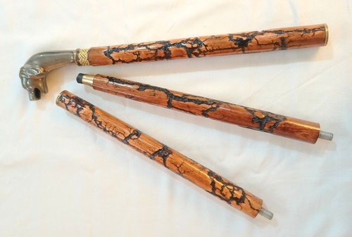 Canne marche bois - canne, en