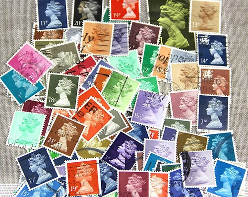 Lot vrac 1000 timbres - , reine