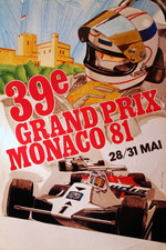AFFICHE   POSTER    MONACO