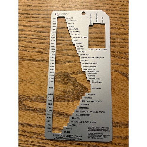 Lyman zee case - case, length