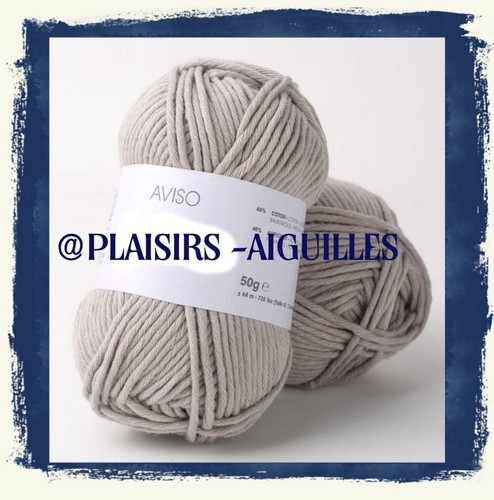 Pelotes coton aviso grege - pelotes,