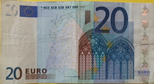 Billet euros 2002 - euros, jean