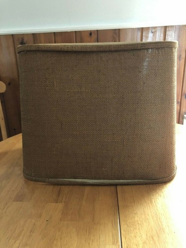 Vintage rectangle lamp - lamp, shade