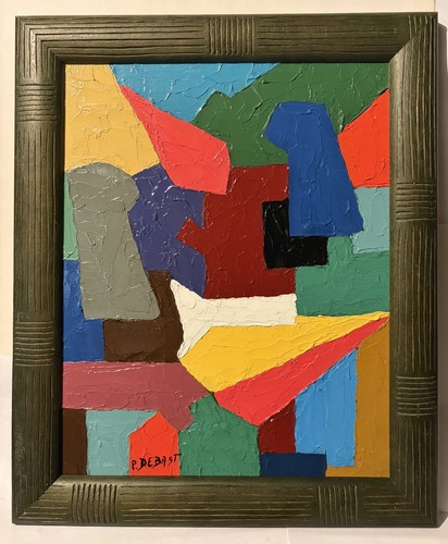 Tableau abstrait huile - abstrait,