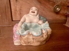 Bouddha rieur Chine porcelaine ancienne 
