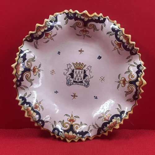 Assiette décorative blason - décorative,