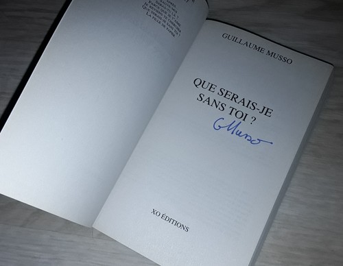 Livre signé guillaume musso - guillaume,