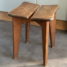 MARCEL GASCOIN "TRÈFLE" STOOL TABOURET 1949 RECONSTRUCTION JEAN PROUVÉ VINTAGE