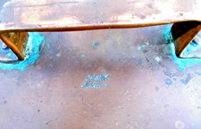 Couvercle emboîtant en cuivre ancien, Hôtel MILLION, NO GAILLARD, NO DEHILLERIN