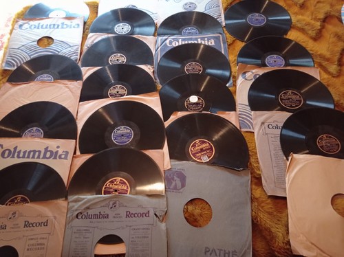 Lot disques 78 tours - de,