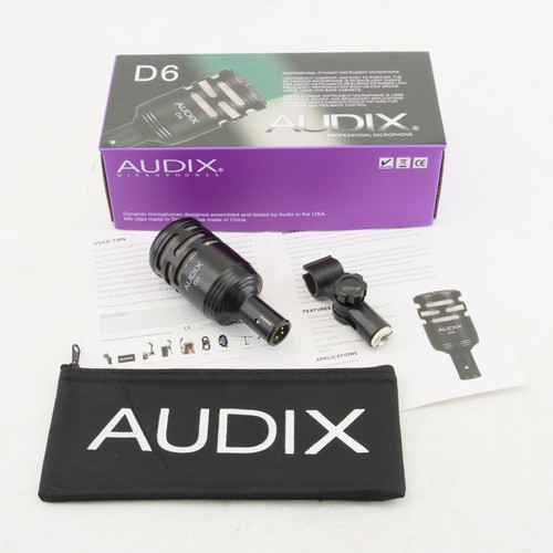 New audix cardioid - d6,